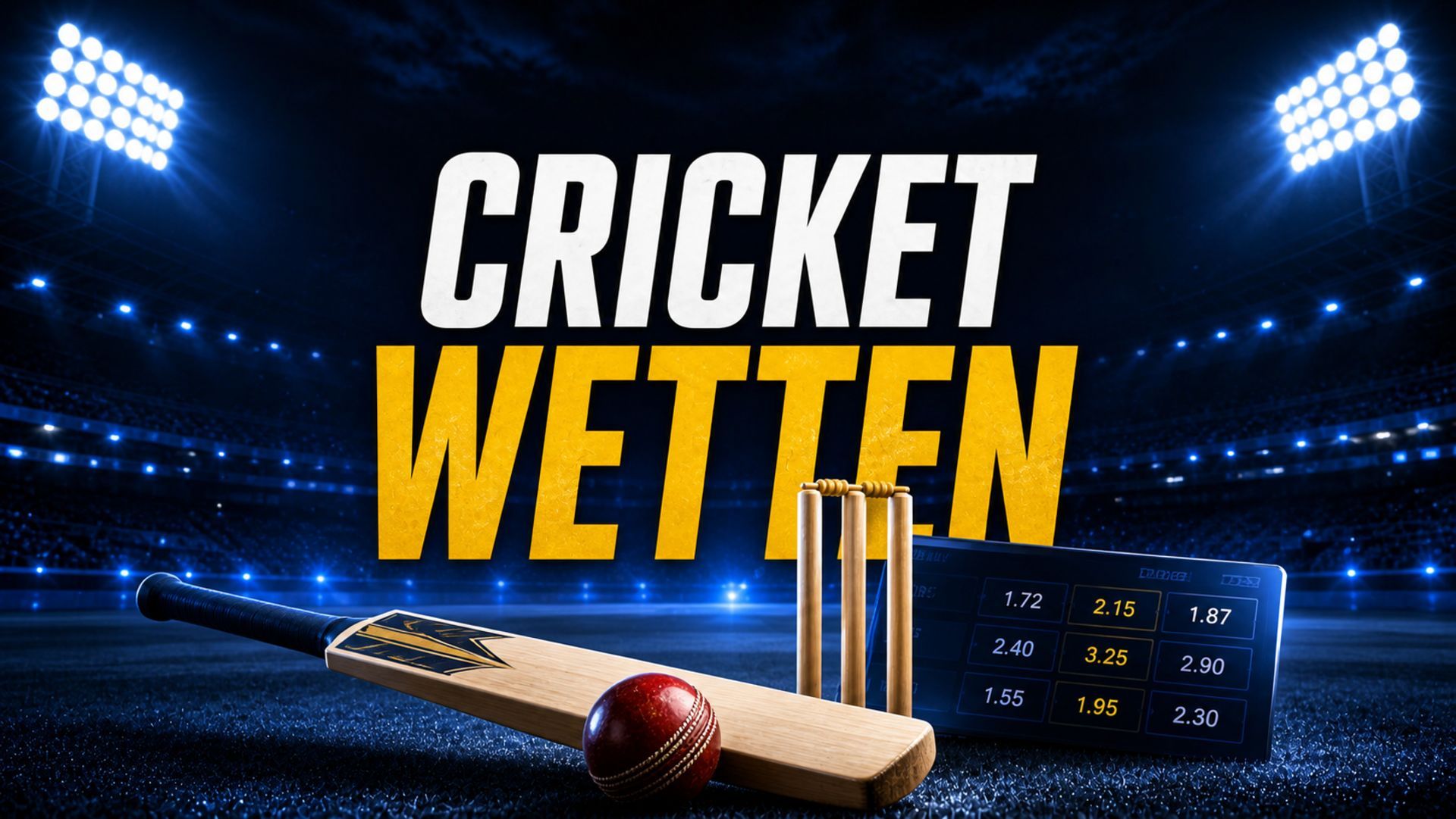 Cricket Wetten: Tipps, Strategien und Wettmärkte