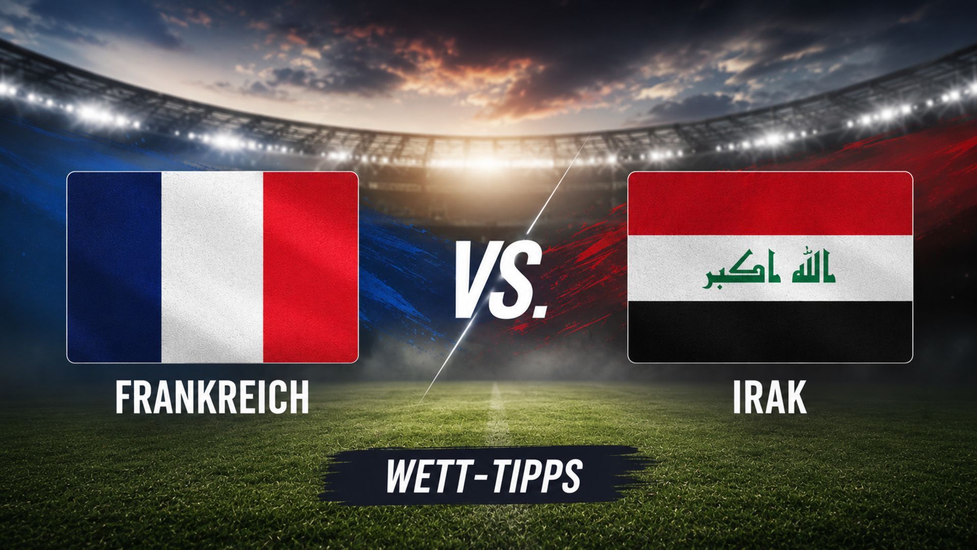 Frankreich - Irak Wett-Tipps: Quoten und Prognose zur WM