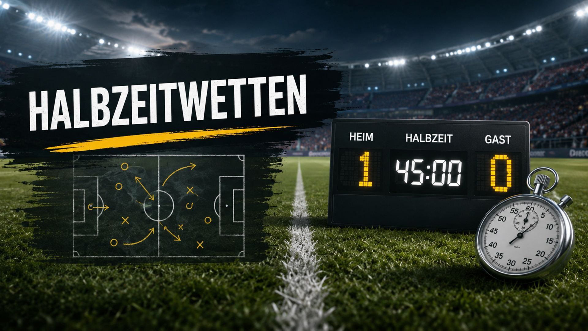 Halbzeitwetten: Formen, Sportarten und Strategien
