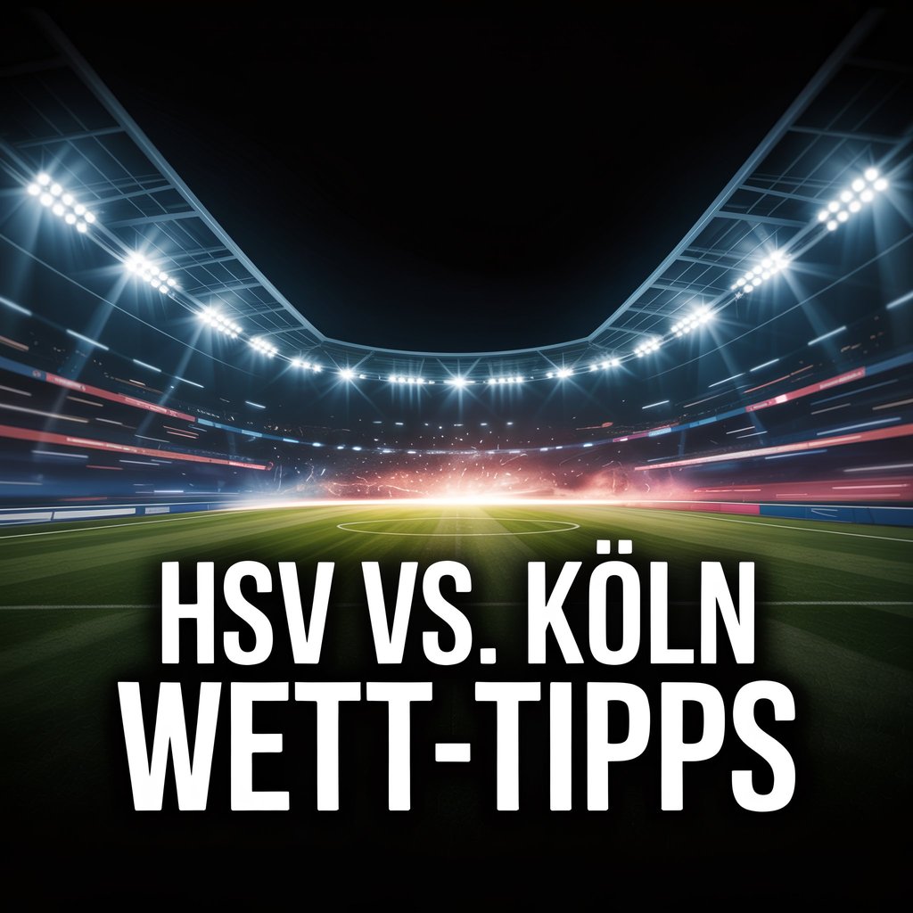 HSV - FC Köln Tipps und Spielprognose | 14.03.2026
