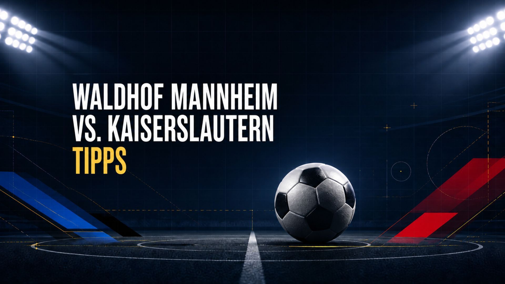 Waldhof Mannheim - FC Kaiserslautern Tipps am 21.08.2026