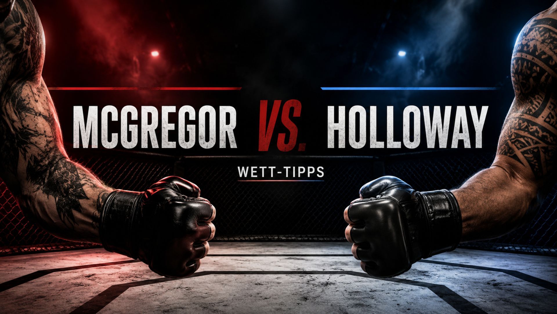 McGregor - Holloway Tipp, Prognose und Quoten am 12.07.2026