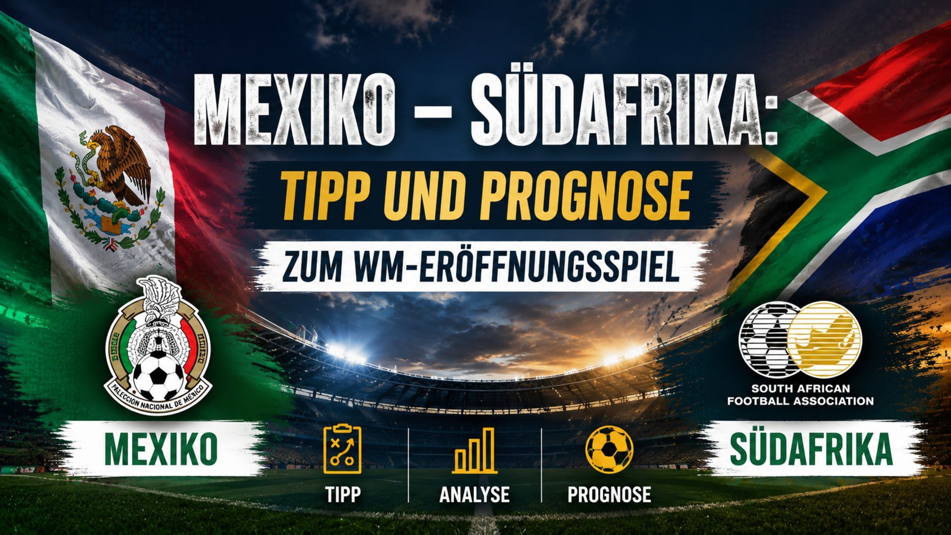 Mexiko - Südafrika: Tipp und Prognose zum WM-Eröffnungsspiel