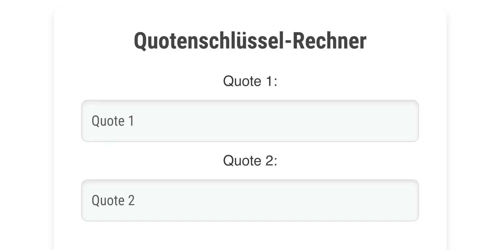 Quotenschlüssel-Rechner: Das beste Tool für deine Wettstrategie!