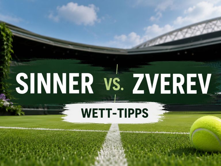 Sinner - Zverev Tipp, Prognose und Quoten zum Wimbledon Finale