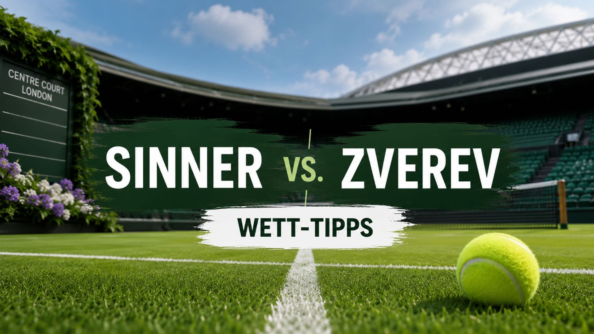 Sinner - Zverev Tipp, Prognose und Quoten zum Wimbledon Finale