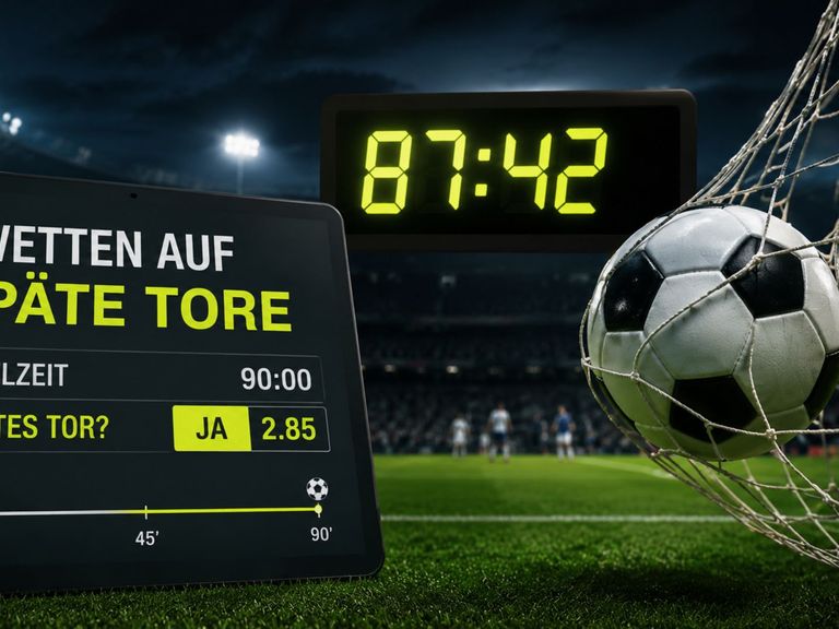 Wetten auf späte Tore: Strategien und Tipps