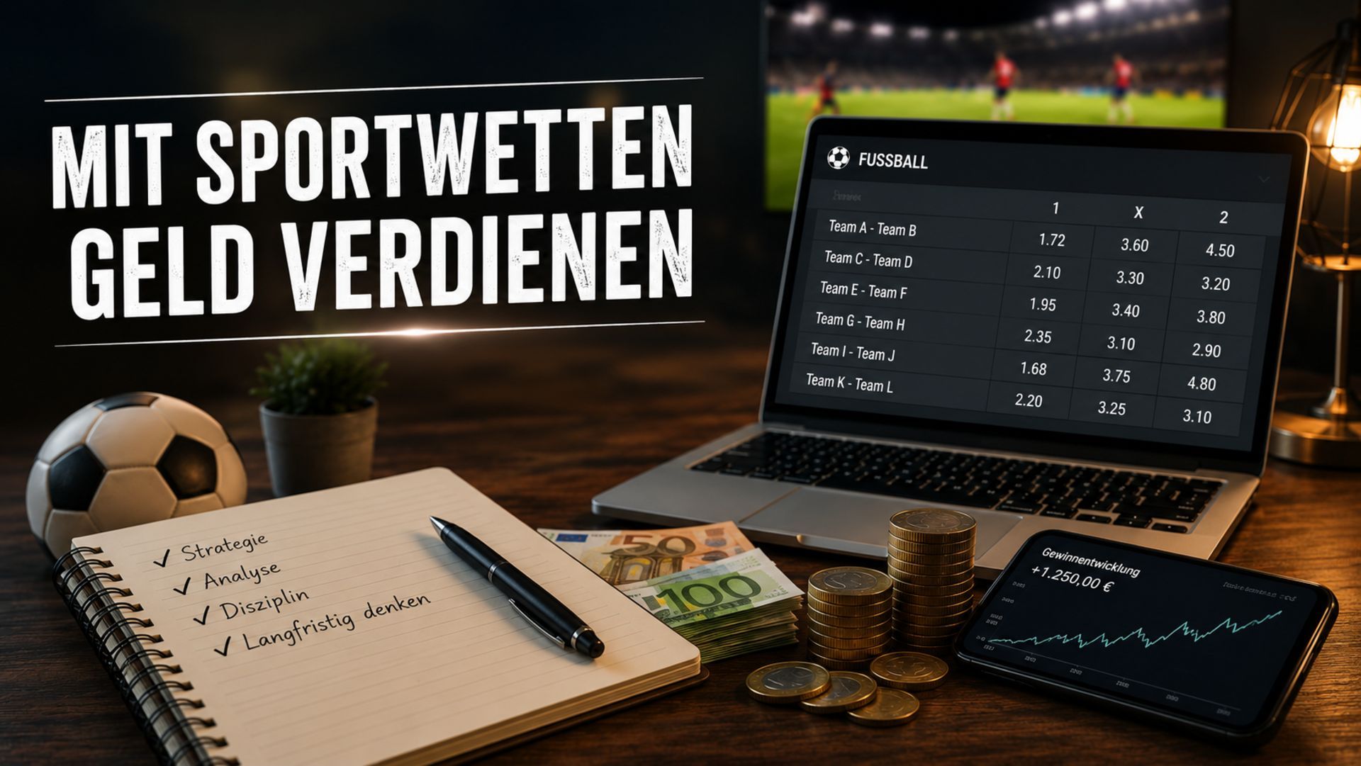 Mit Sportwetten Geld verdienen: Methoden und Grenzen