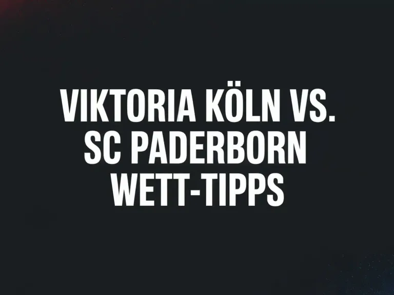 Viktoria Köln – SC Paderborn Wett-Tipps und Prognose | 17.08.2025