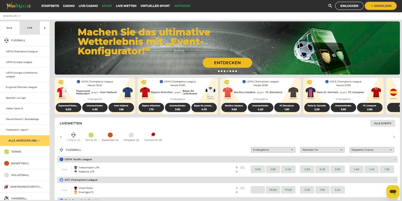 Winmega Sportwetten